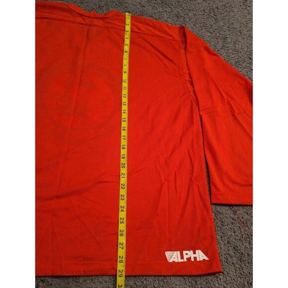 Vintage Alpha Sportswear New Jersey Devils Hockey Club Jersey Men’s XL - Picture 6 of 6